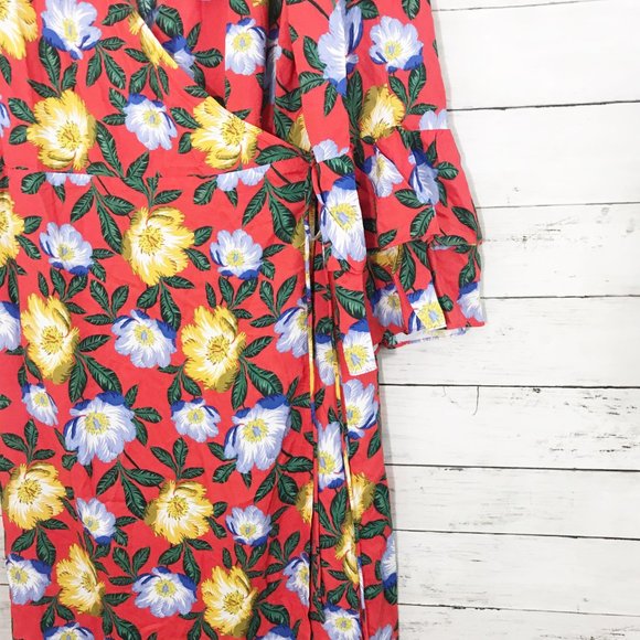 NWT The Fifth Label Reunion Floral Wrap Dress XL - Picture 6 of 8